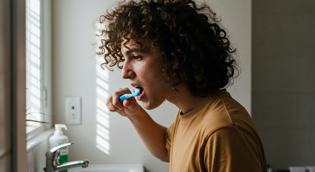 brushing-teeth-morning-woman-habit-profile-1
