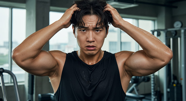 creatine-hairloss-worried-gymman-1