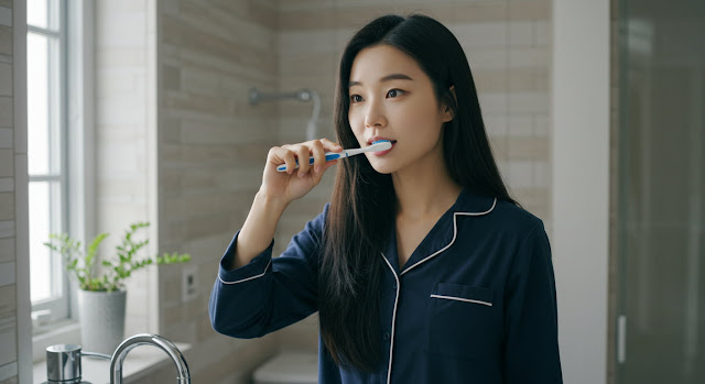 toothbrushing-woman-morning-habit-1