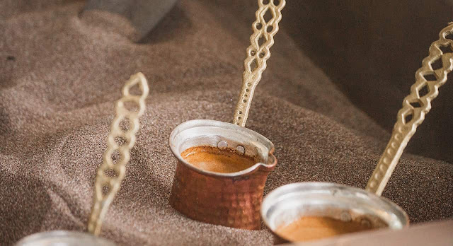 turkish coffee sand brewing-1